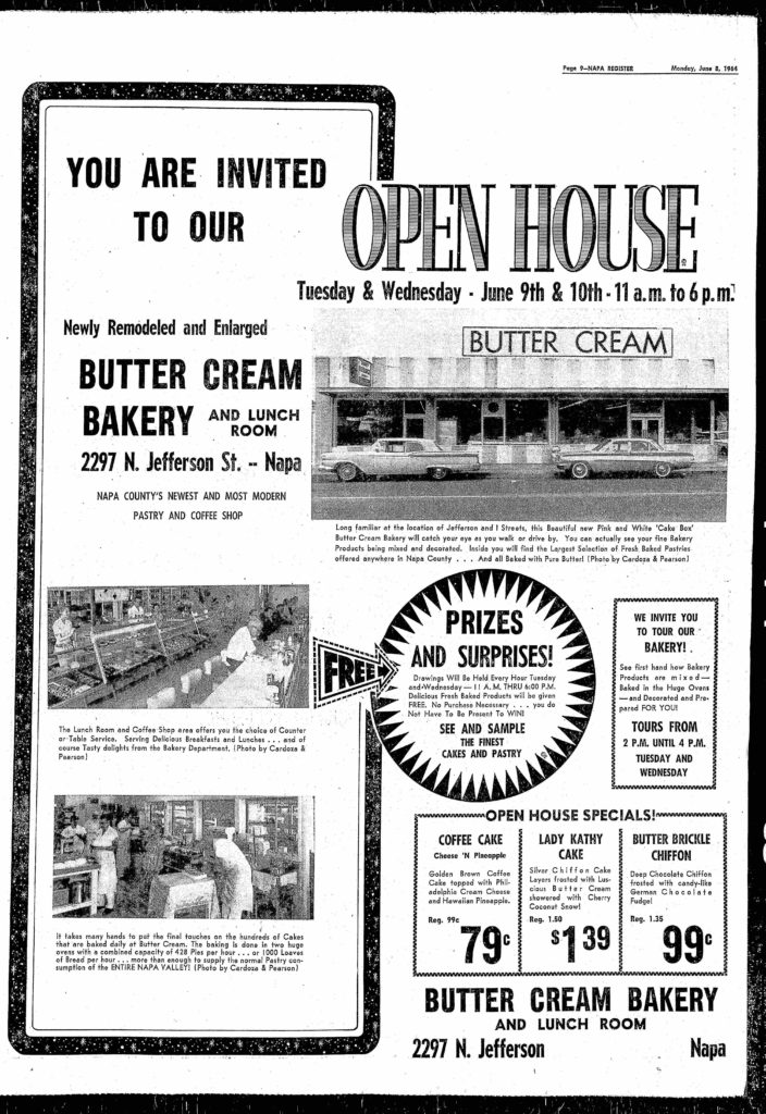 1964 RemodelButter Cream Bakery