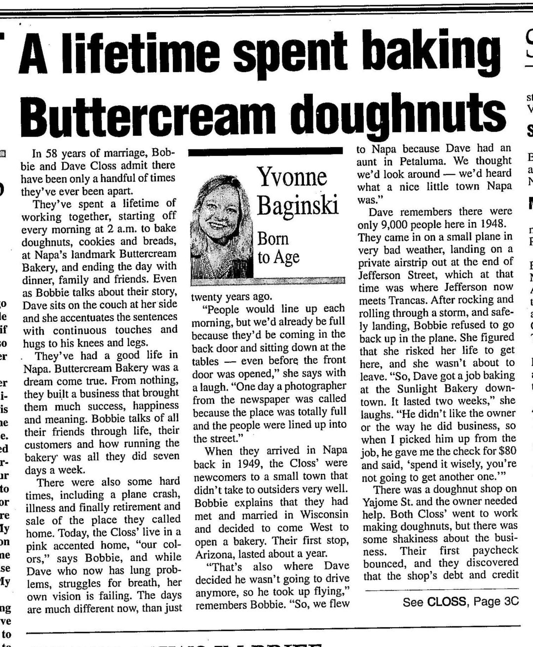 August 2000Butter Cream Bakery